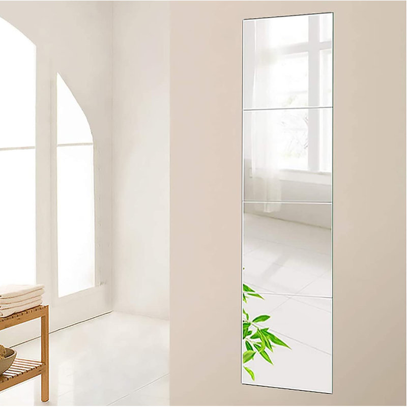 Ebern Designs Arbrielle Modern Beveled Frameless Full Length Mirror & Reviews Wayfair